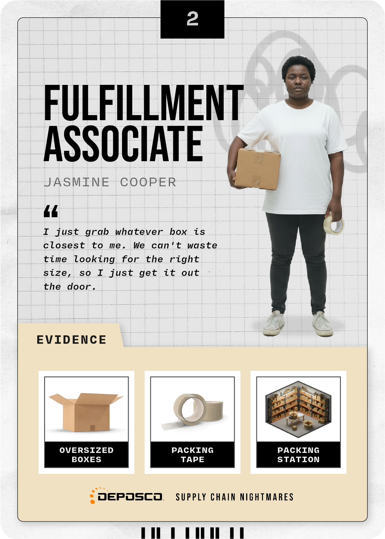 White Suspect Card Back