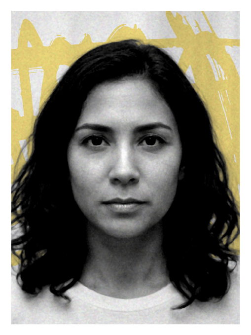 Professional headshot of Demand Planner suspect in mustard yellow theme for supply chain mystery