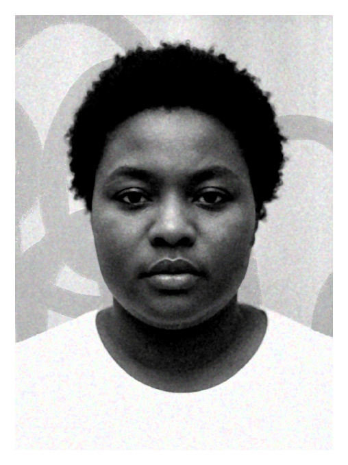 Professional headshot of Fulfillment Associate suspect in white color scheme for supply chain mystery