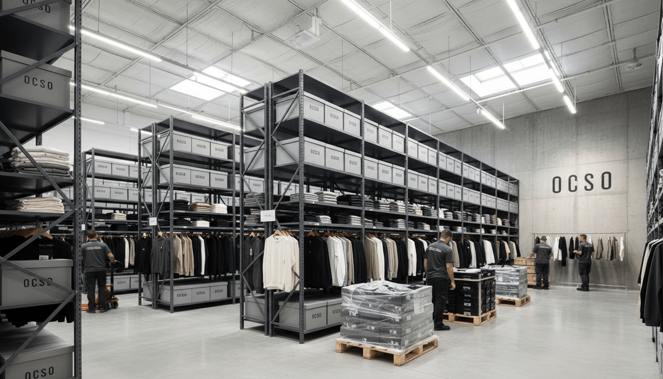 OSCO warehouse showing declining order fulfillment performance with failed peak season operations